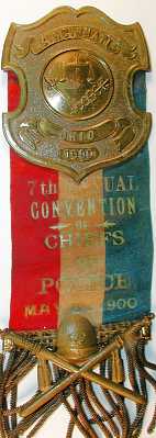 1900 Cincinnati Convention badge for IACP