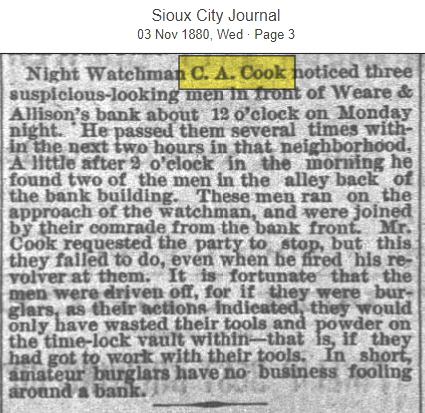 Sioux City Journal November 3, 1880