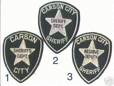 Sheriff Auctions on Caron City  Nv Sheriff Patch  1 Sold At Auction For  140 On Feb 18