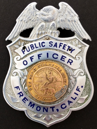 One of the few surviving original Fremont badges.  Hallmarded Ed Jones Oakland.