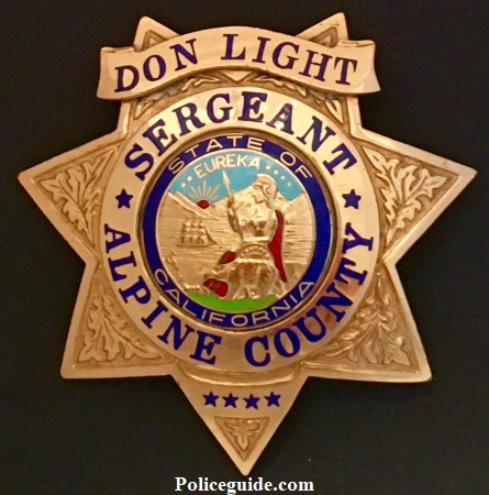 Personal Sergeant badge of Don Light.