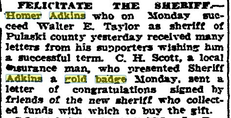 Arkansas Gazette January32, 1923