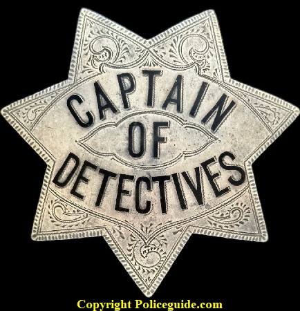 Captain of Detectives badge