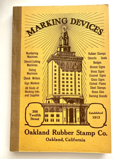 Oakland Rubber Stamp Co Catalog