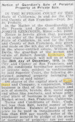The Recorder December 19, 1919