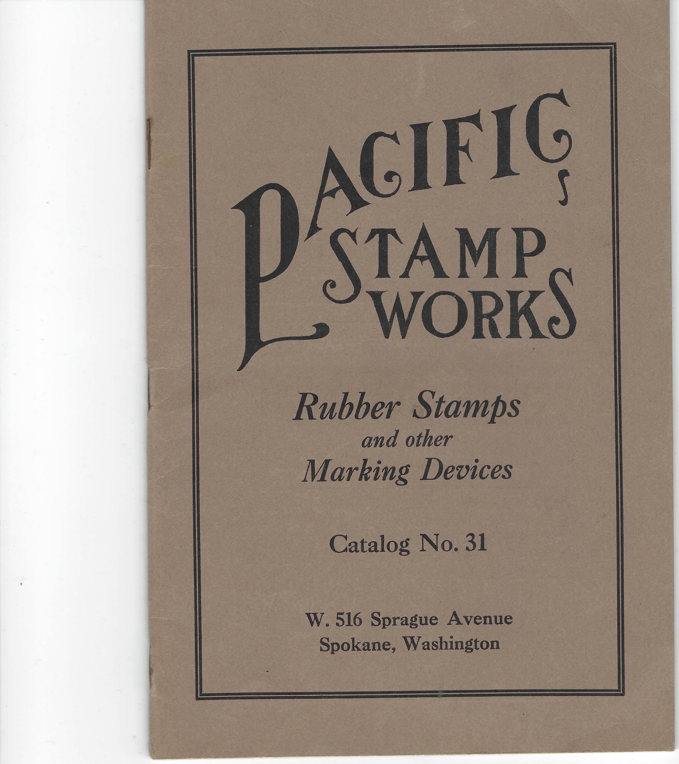 Pacific Stamp Works Cat 31