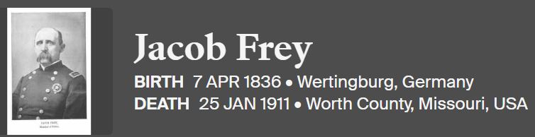 Jacob Frey Birth Death dates