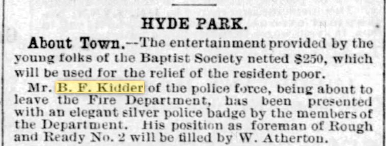 Boston Globe 12 Dec 1874 Silver badge