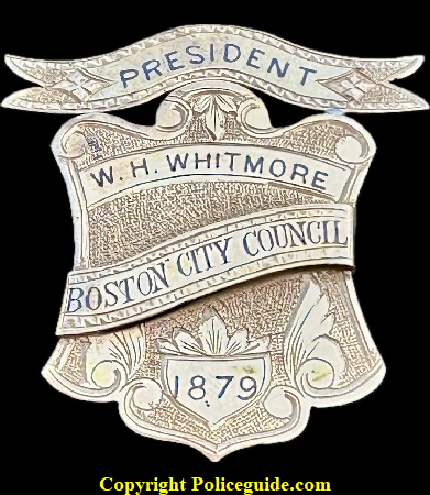 President W. H. Whitmore Boston City Council 1879. President W. H. Whitmore Boston City Council 1879.