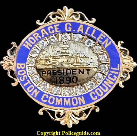 Horace G. Allen President 1890 Boston Common Council. Horace G. Allen President 1890 Boston Common Council.