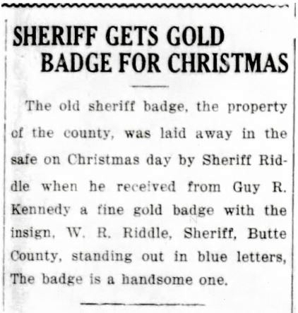 12-25-1919 Riddle Gold Badge