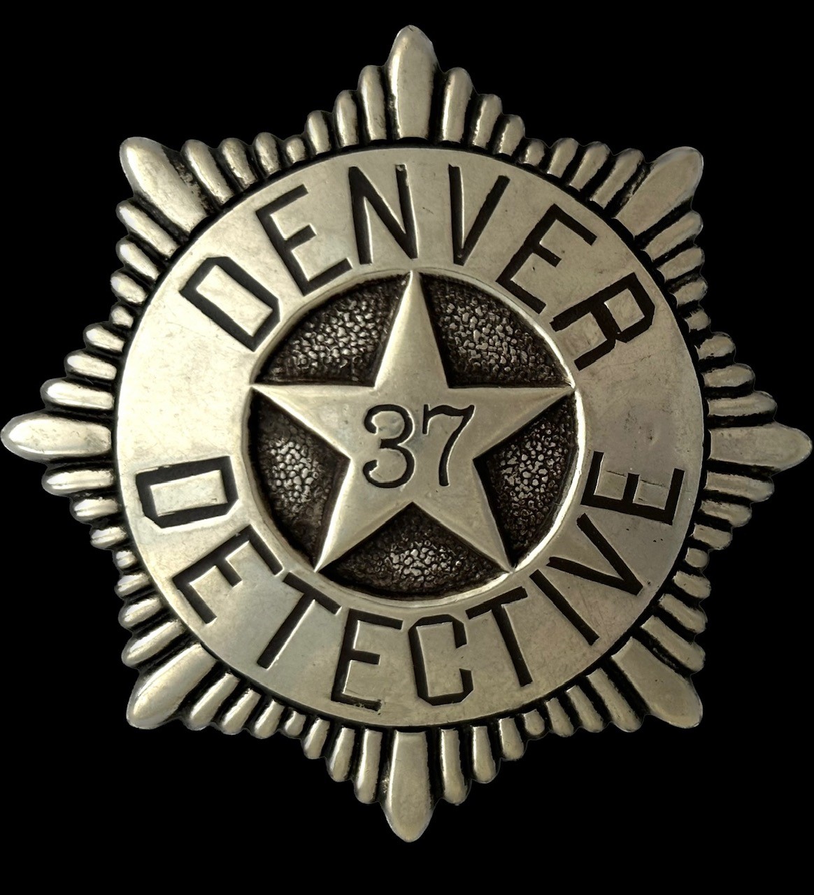 Denver Police  Detective badge No. 37