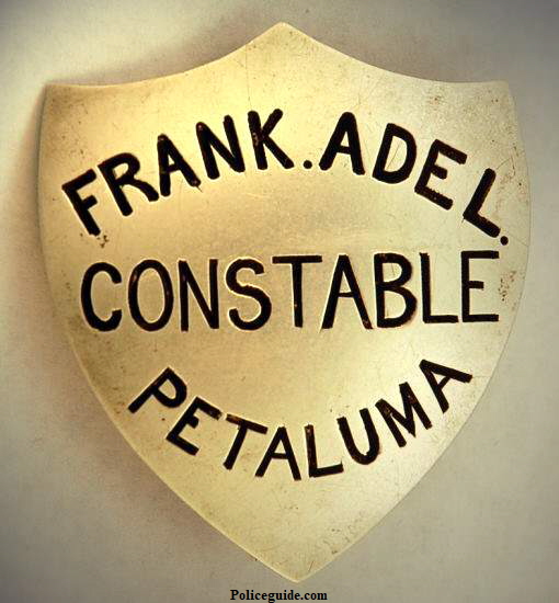 Petaluma Constable Frank Adel