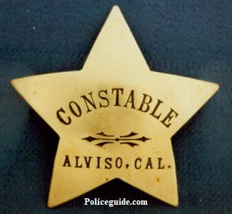 J. L. Mayne served as Marshal of Alviso and then Chief of Police but he was also the Constable of Alviso.