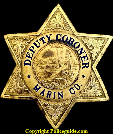 Marin Co. Dep Coroner 6pt