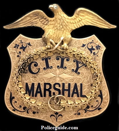 1872 San Jose City Marshal badge