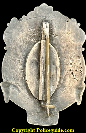 State of California Motor Vehicle Dept. Field Deputy 4  C.H.C.  (California Highway Commission).  Hallmarked Irvine & Jachens 1027 Market St. S.F.
