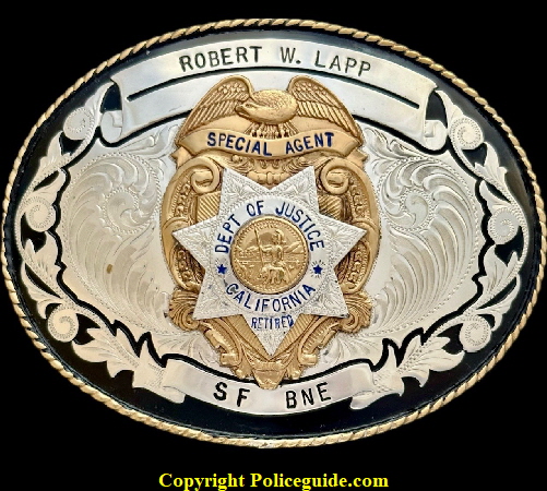 Robert Lapp Special Agent DOJ San Francisco Office Bureau of Narcotic Enforcement.