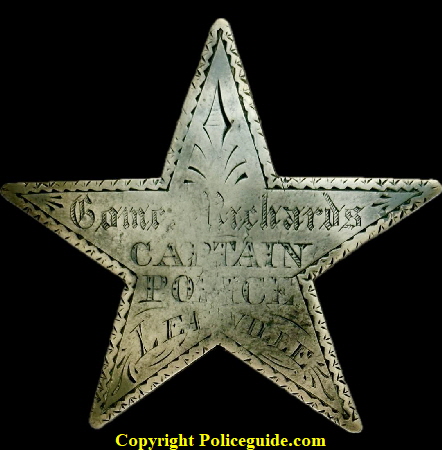 Gomer Richards Captain Leadville Police star 