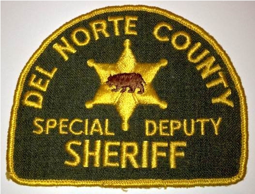 Del Norte County Special Deputy Sheriff Patch.