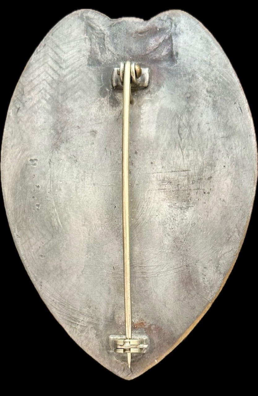 Denver Policewoman Radio Desk shield No. 257, made of sterling silver with hard fired blue enamel lettering. Denver Policewoman Radio Desk shield No. 257, made of sterling silver with hard fired blue enamel lettering.