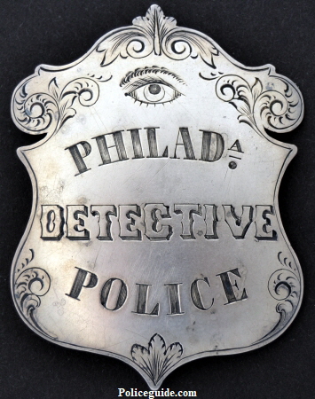 The Detective Department, as a distinctive branch of the Philadelphia Police system, was organized, October 28, 1859. 