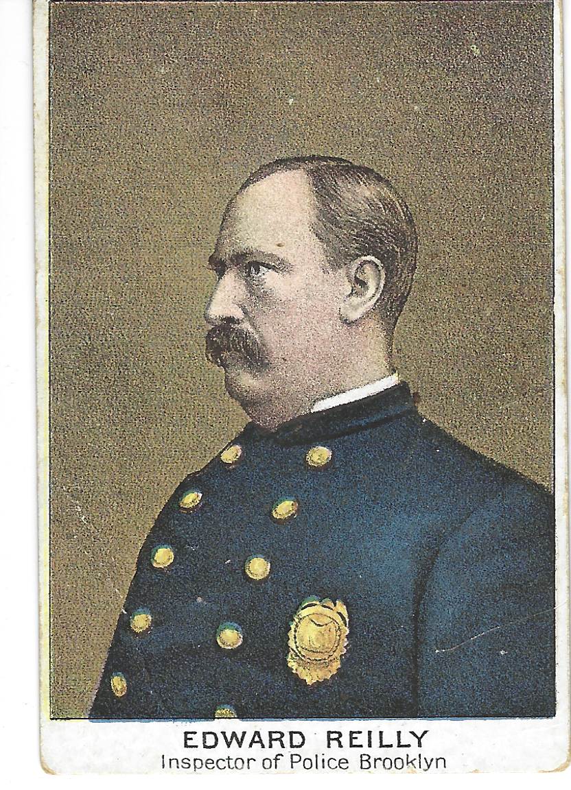Edward Reilly Inspector of Police Brooklyn Tobacco card