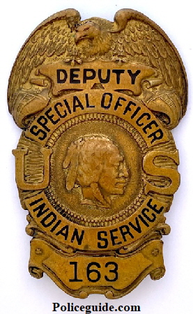 Indian Service Dep. Spec. Officer 163