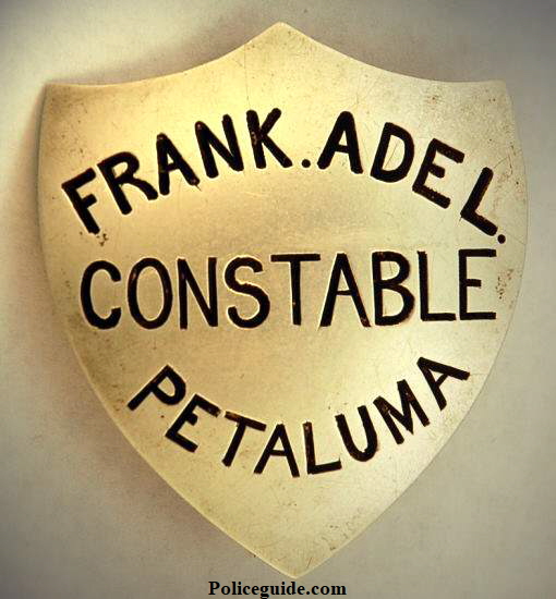 Petaluma Constable Frank Adel