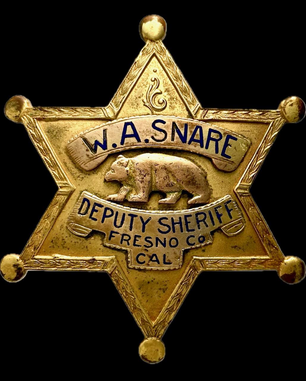 Fresno Co. DS W.A. Snare