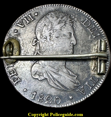 1820 Coin generic badge bk