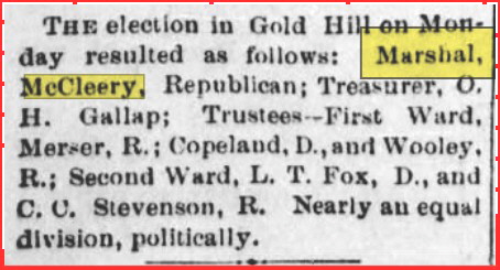 Eureka Daily Sentinel May 11, 1877 Eureka Daily Sentinel May 11, 1877