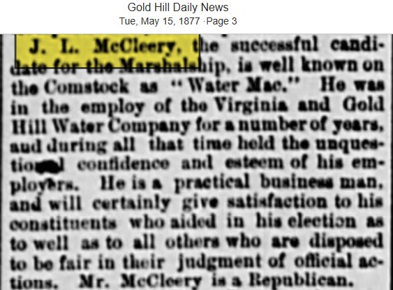 Gold HIll Daily News May 15, 1877 Gold HIll Daily News May 15, 1877