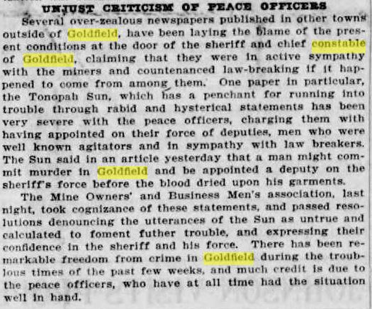 Goldfield News April 20 1907