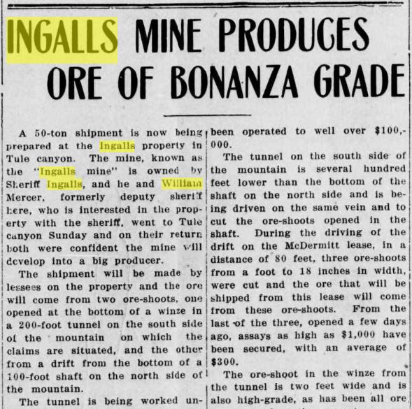 Goldfield News March 9 1918  p1