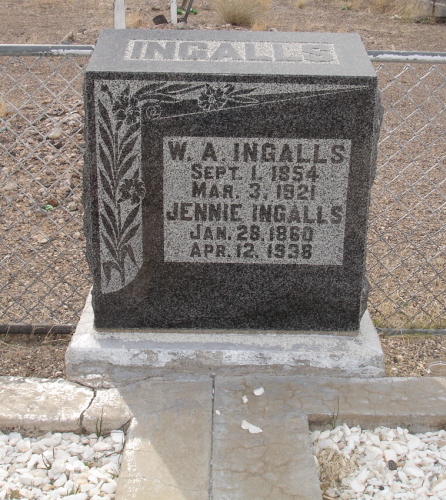 W. A. Ingalls gravestone