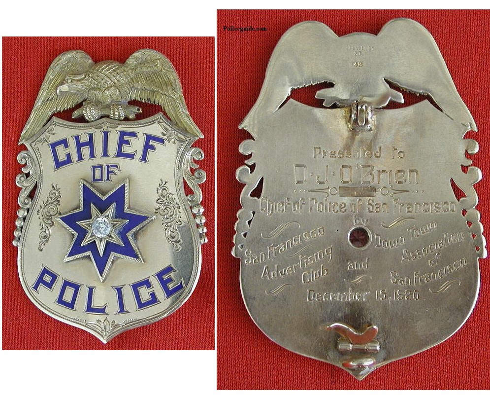 Chief Daniel J Obrien Chief Badge