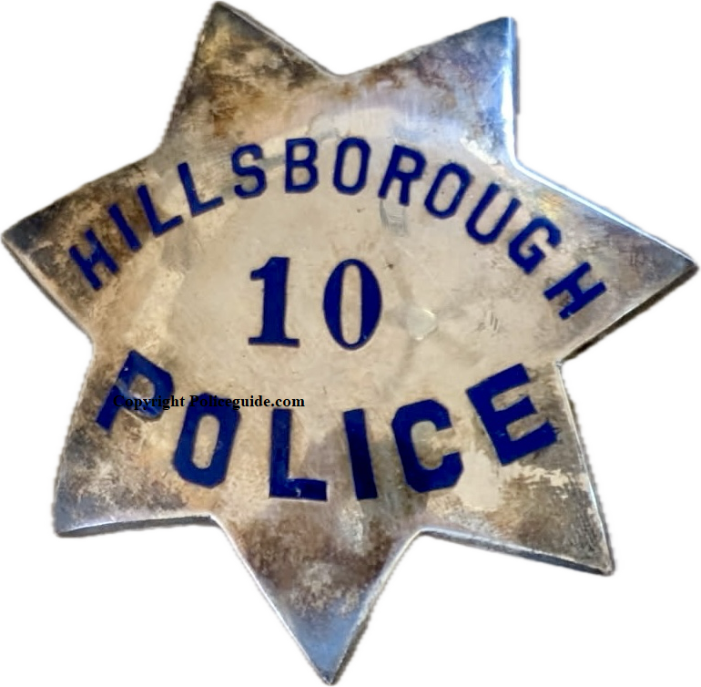 This is the star Eugene Doran was wearing at the time of his death.  It’s made of sterling silver with hard fired blue enamel and is hallmarked Irvine & Jachens S. F. STERLING.