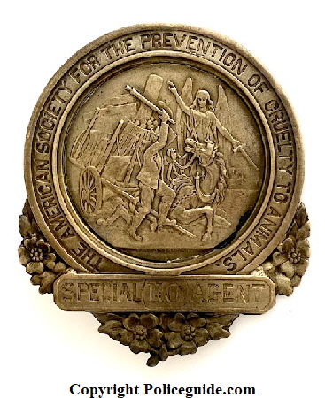 ASPCA NY Special Agent badge # 110 made by Tiffany.