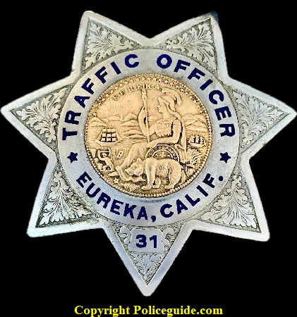 Eureka Traffic Officer 31 made by Ed Jones & Co. Oakland, CAL Eureka Traffic Officer 31 made by Ed Jones & Co. Oakland, CAL