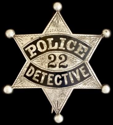 Los Angeles Police Detective 22, circa 1889.