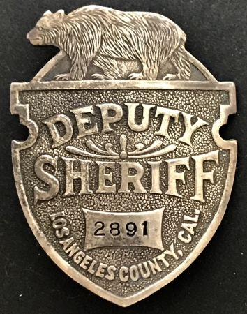 angeles los sheriff badge county badges deputy