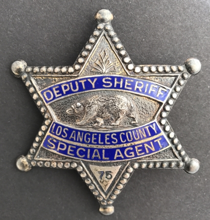 angeles los county sheriff badge badges deputy reserve emergency