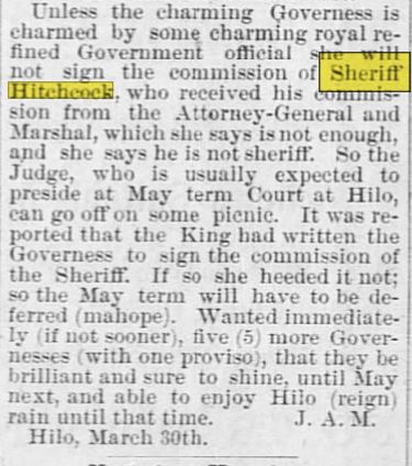 The-Hawaiian-Gazette-April-3--1888-Won-t-Sign The-Hawaiian-Gazette-April-3--1888-Won-t-Sign