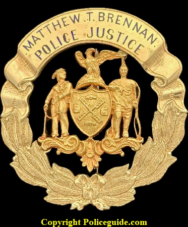 Matthew T. Brennan Police Justice shield 2 Matthew T. Brennan Police Justice shield 2