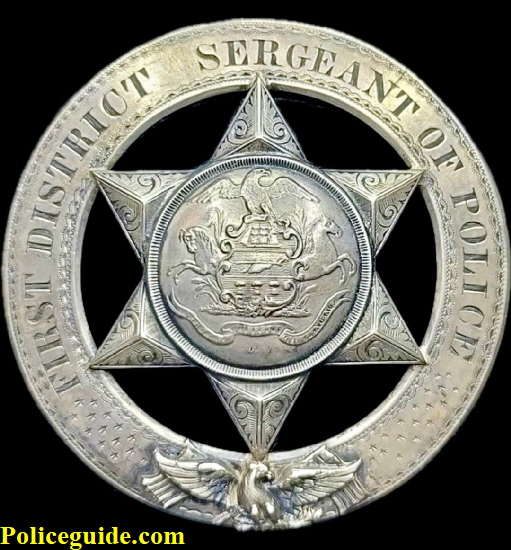 McKeever First District Sergeant badge