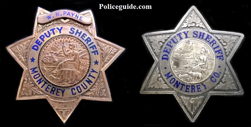 Personal badges of William B. Payne. 