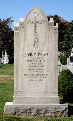 J. F. Hylan Gravestone