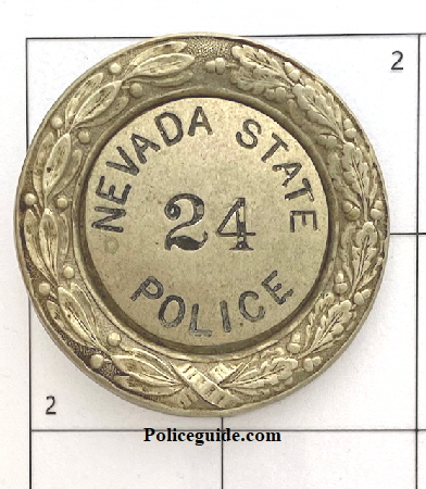 1st Issue Nevada State Police 24