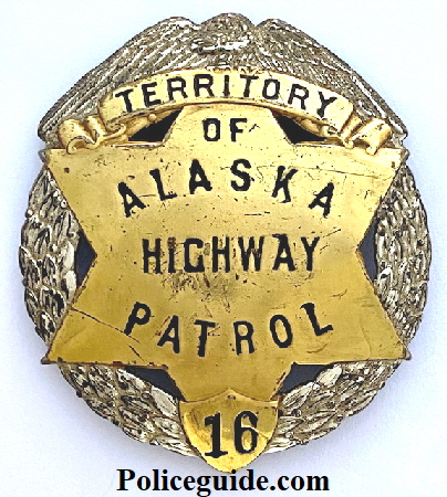 Territory of Alaska Highway Patrol #16 from the John Connors Collection.